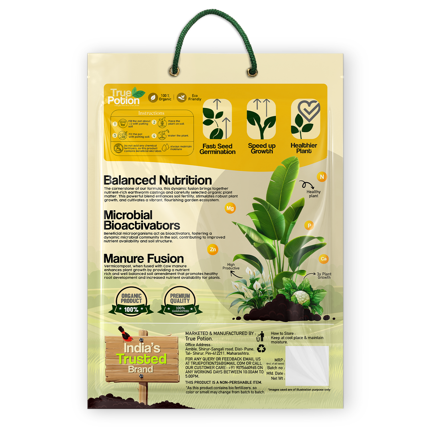 12 in 1 Organic Potting Soil Mix 20 KG