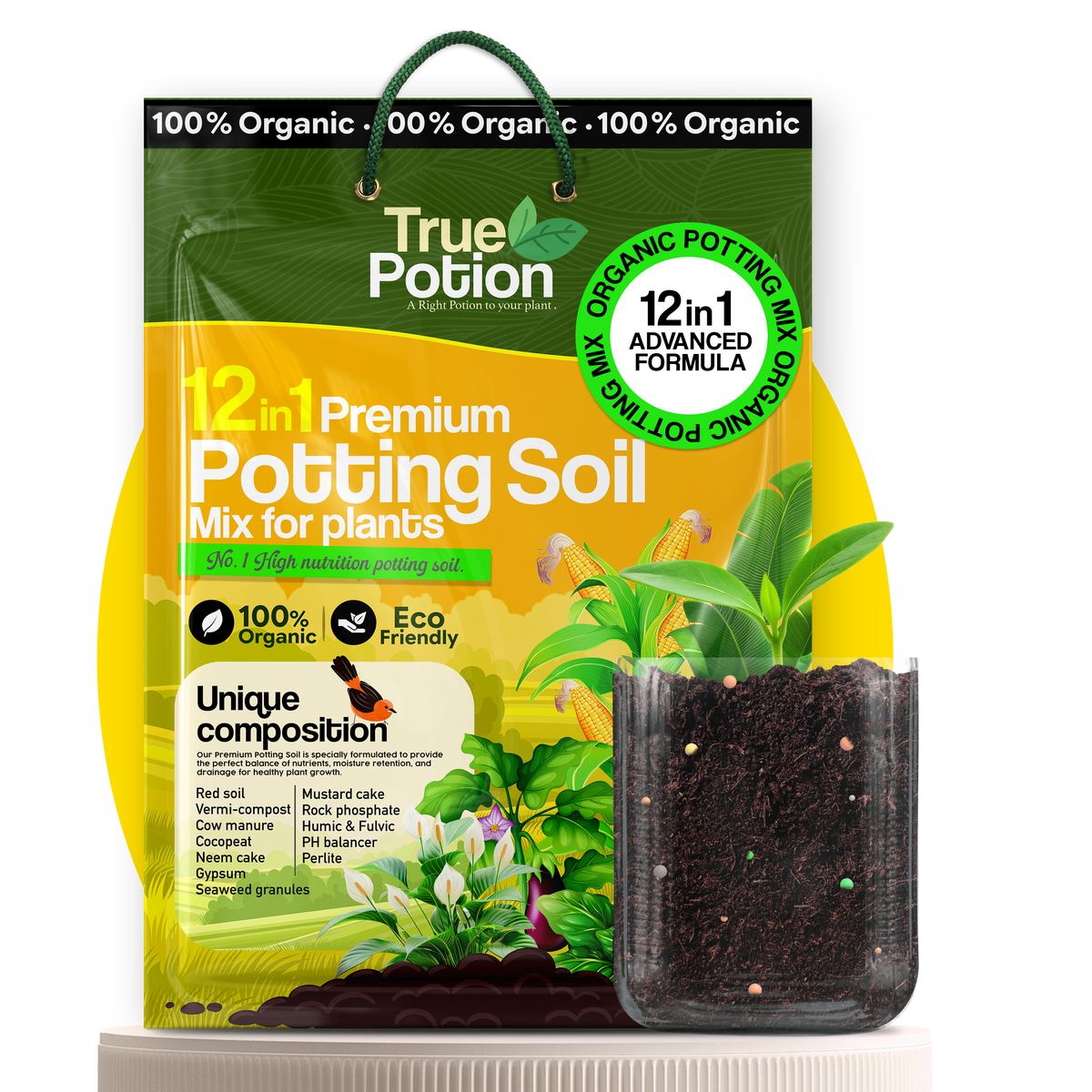 True Potion 12-in-1 ready-to-use potting soil mix